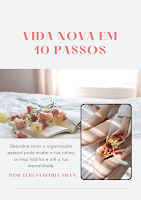 Imagem da capa do eBook Vida Nova em 10 Passos. Cores suaves e título ao centro. O livro propõe um caminho prático para organizar a vida com equilíbrio.