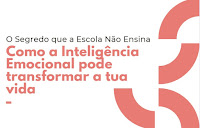 Imagem com o texto “O segredo que a escola não ensina — Como a Inteligência Emocional pode transformar a tua vida”, representando a capa de uma aula sobre desenvolvimento pessoal e autoconhecimento.